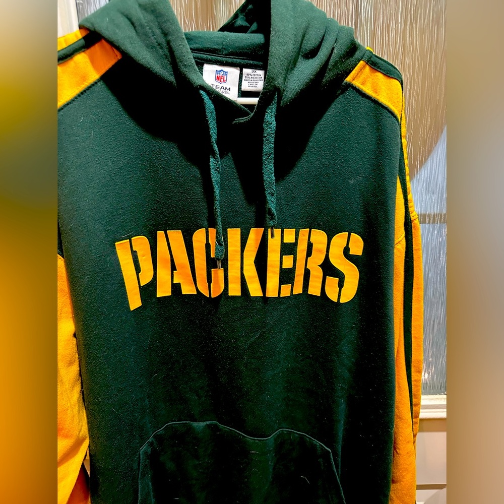 NFL Green Bay Packers pocket hooded sweatshirt men’s size 3X